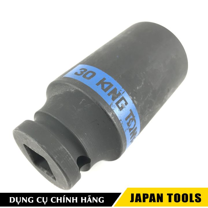 Đầu tuýp đen dài 1/2"-30mm kingtony 443530m | japan tools