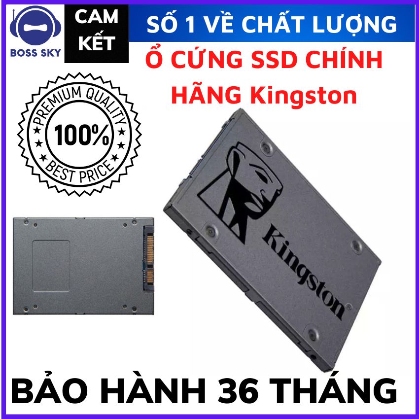 Ổ cứng ssd kingston 120gb / 240gb a400 2.5" sata 3.0 6gb/giây chính hãng hf58 boss sky