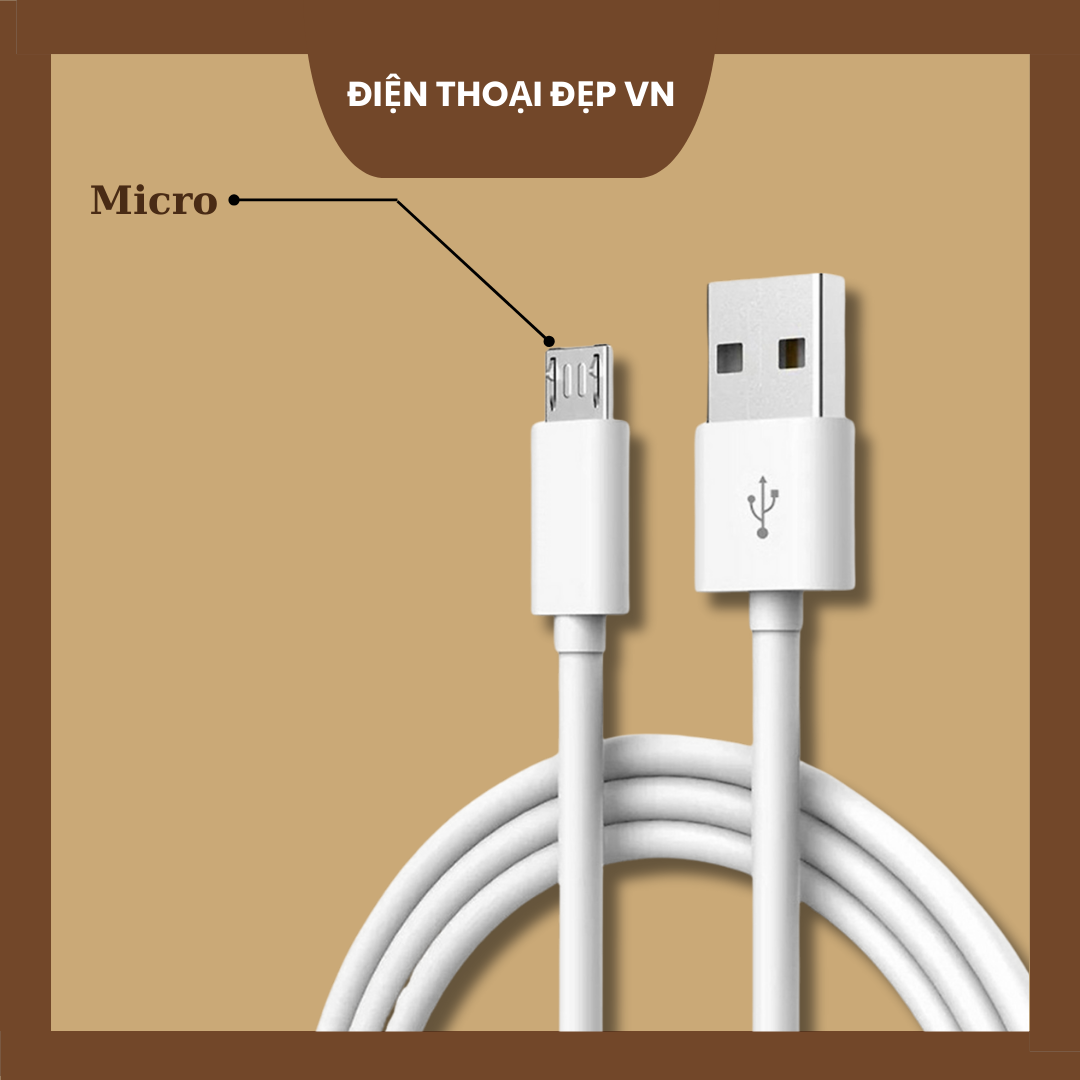 Dây cáp sạc usb to micro dài 1m dùng cho máy android