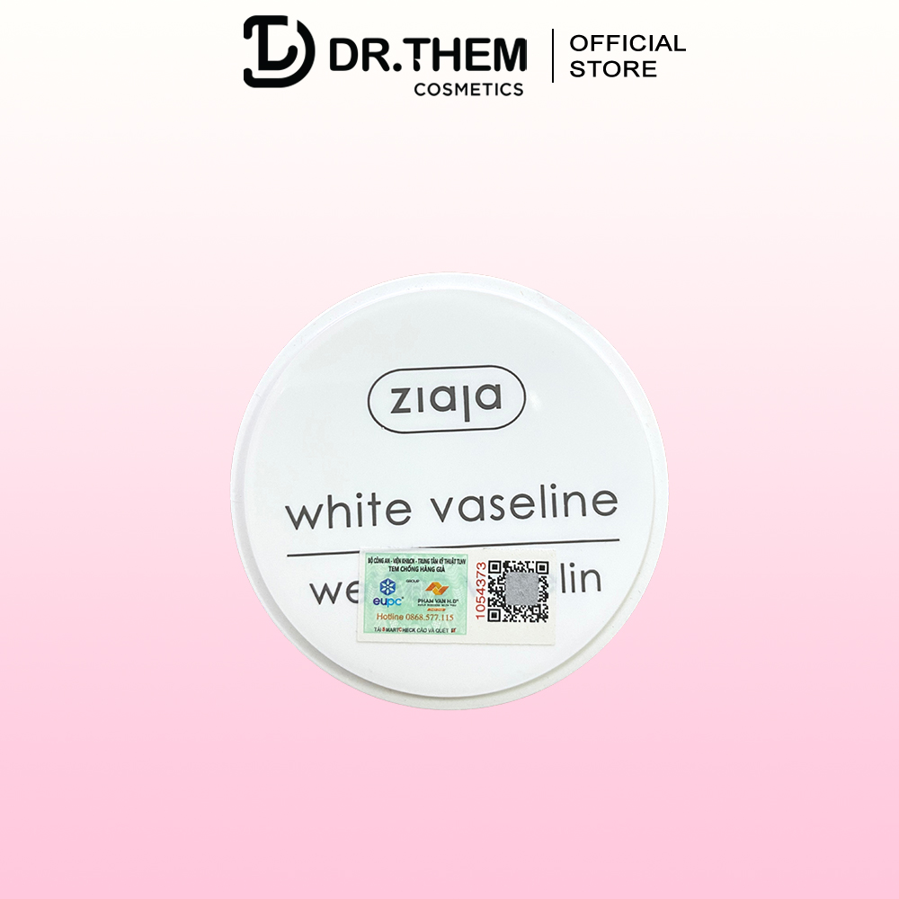 Sáp vaseline dưỡng môi tái tạo da ziaja white vaseline 80g - dr thêm