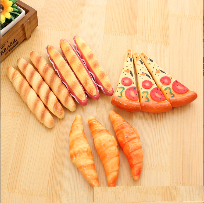 Bút bi hàn quốc mực đen mẫu bánh mì hotdog