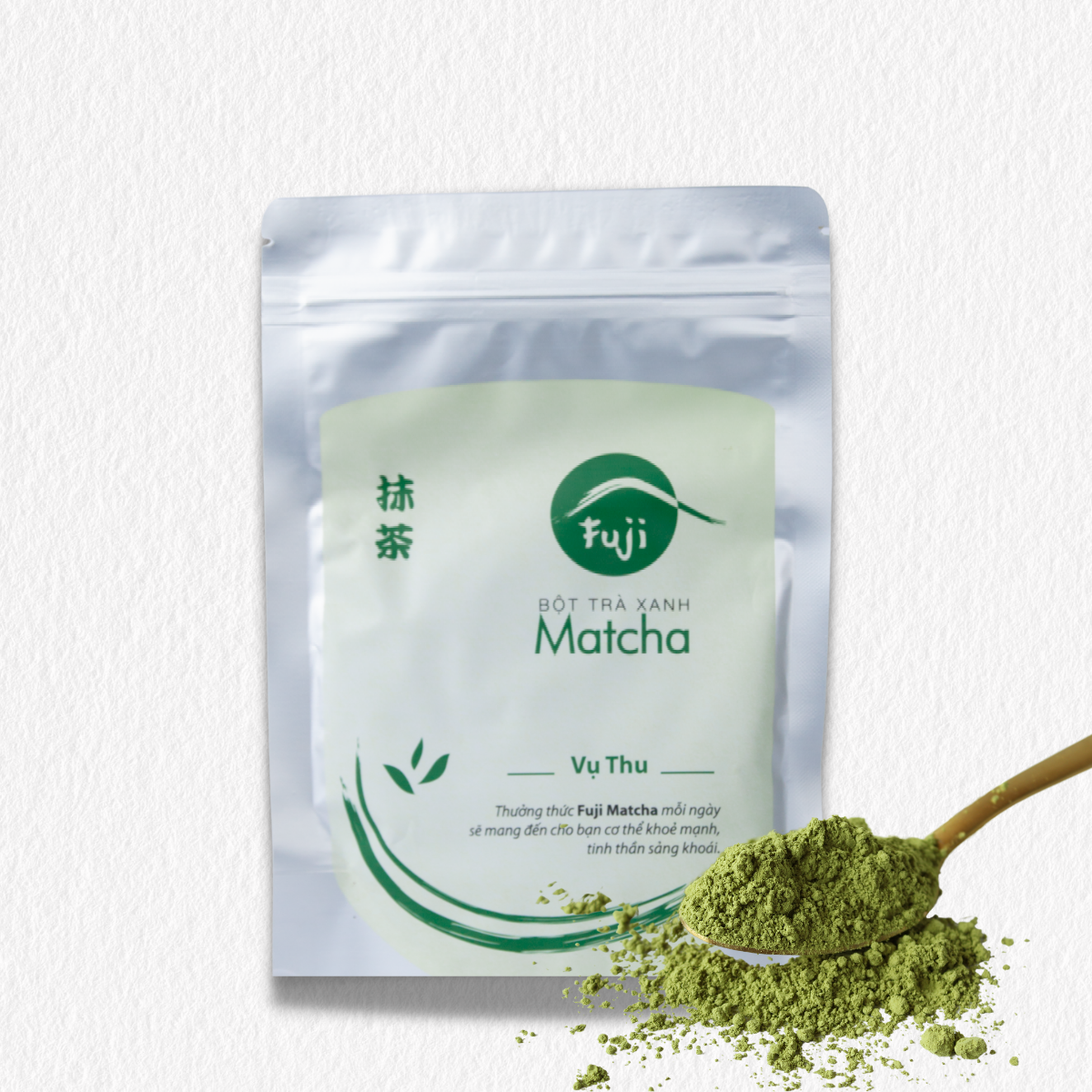 Bột trà xanh Fuji Matcha vụ Thu nguyên chất 100g - 100% tự nhiên