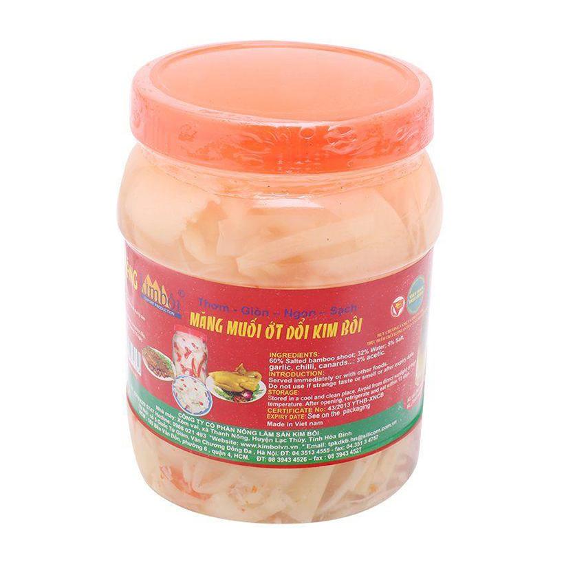 - Măng muối ớt muối dổ Kim bôi lọ 750g