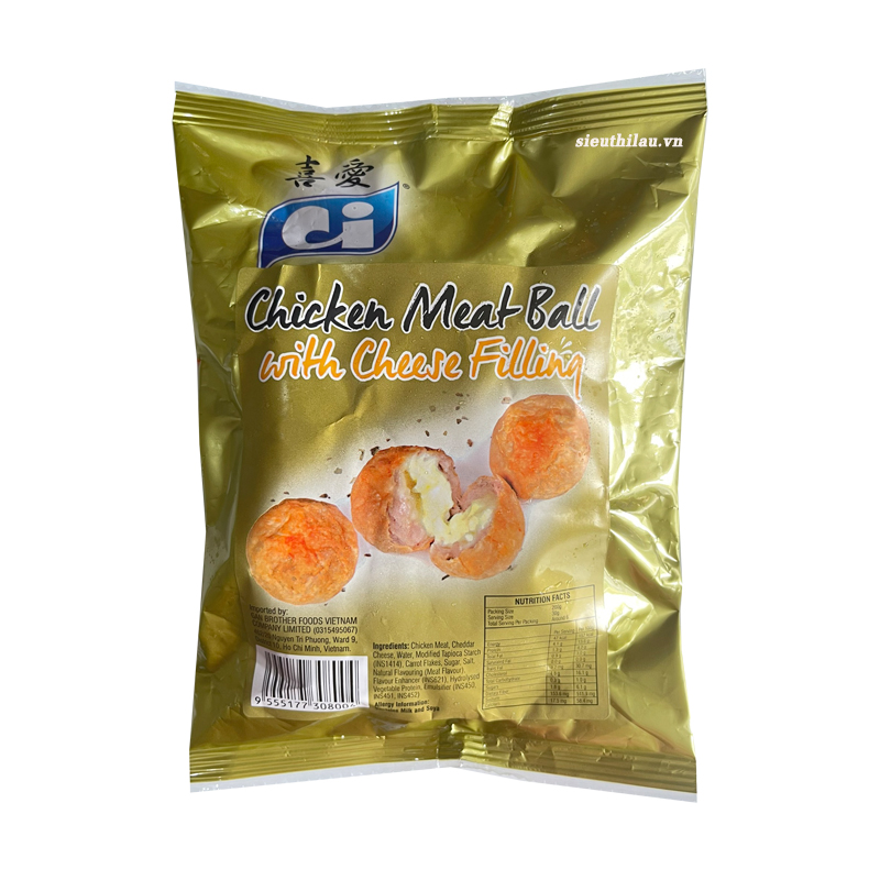 Gà viên phô mai ci 200g