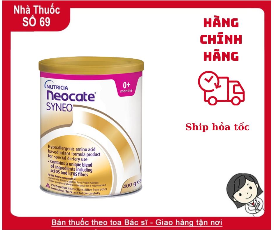 Sữa Neocate Syneo của Úc dành cho bé dị ứng đạm bò 400g