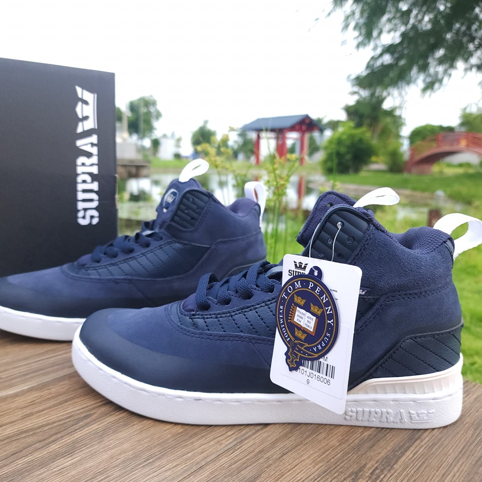 GIày Supra Penny Pro da thuộc màu xanh Navy mới