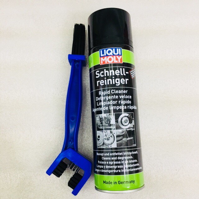 Combo Liqui Moly Motor Vệ Sinh Sên 500ml  ( Mẫu mới )& Cây Chà Sên