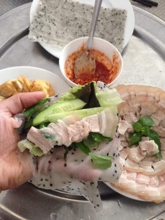 Bánh tráng mè đen 2 ký - bánh tráng mè đen cuốn 2kg