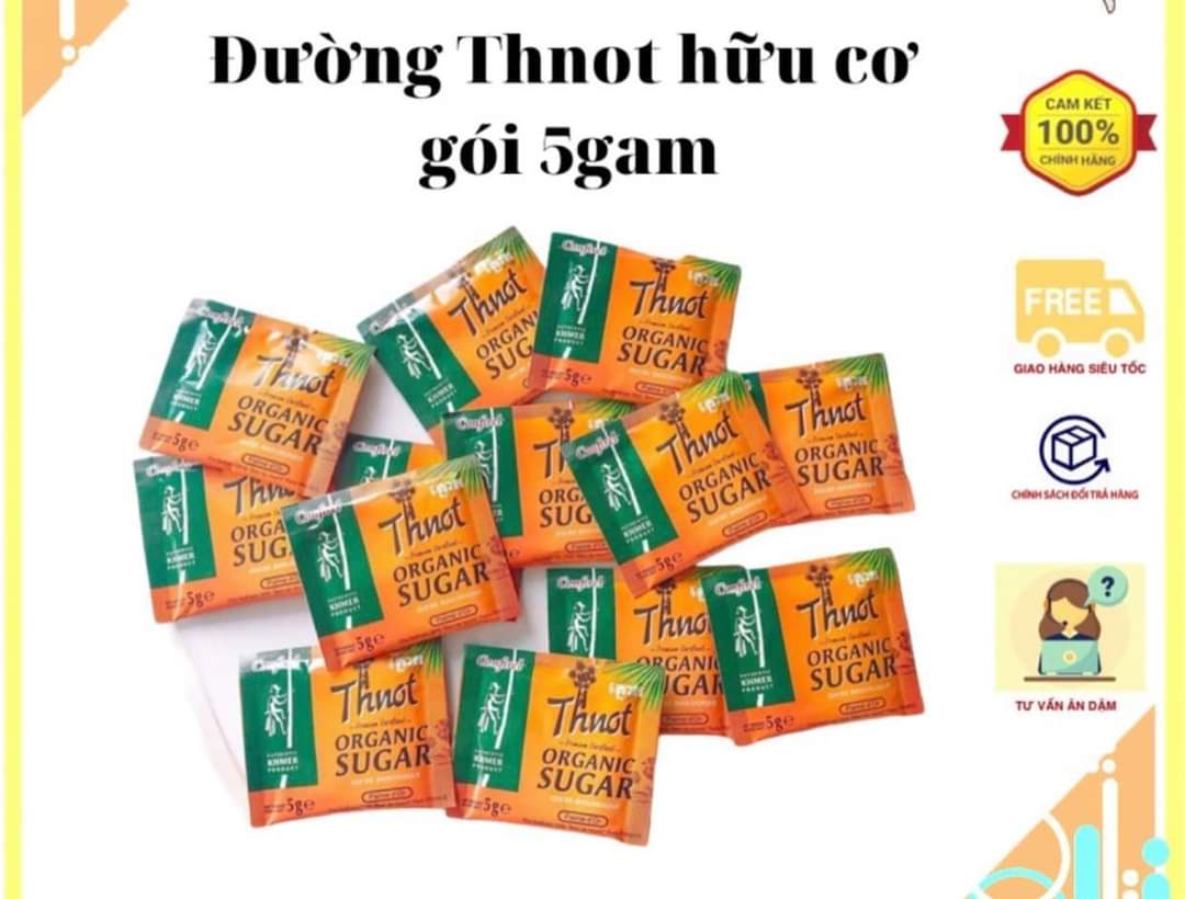 Đường Thốt Nốt Hữu Cơ cho bé gói nhỏ 5g