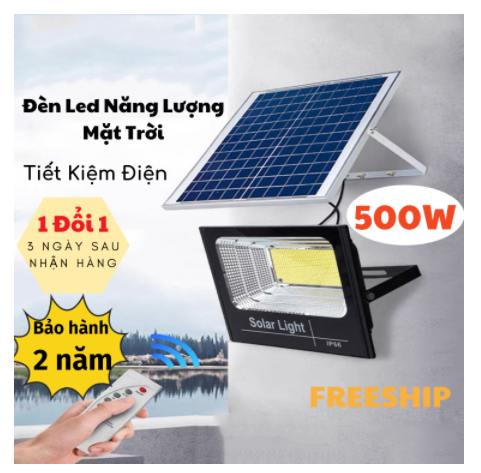 Đèn led năng lượng mặt trời siêu sáng, tiết kiệm điện, công suất lớn đèn toki