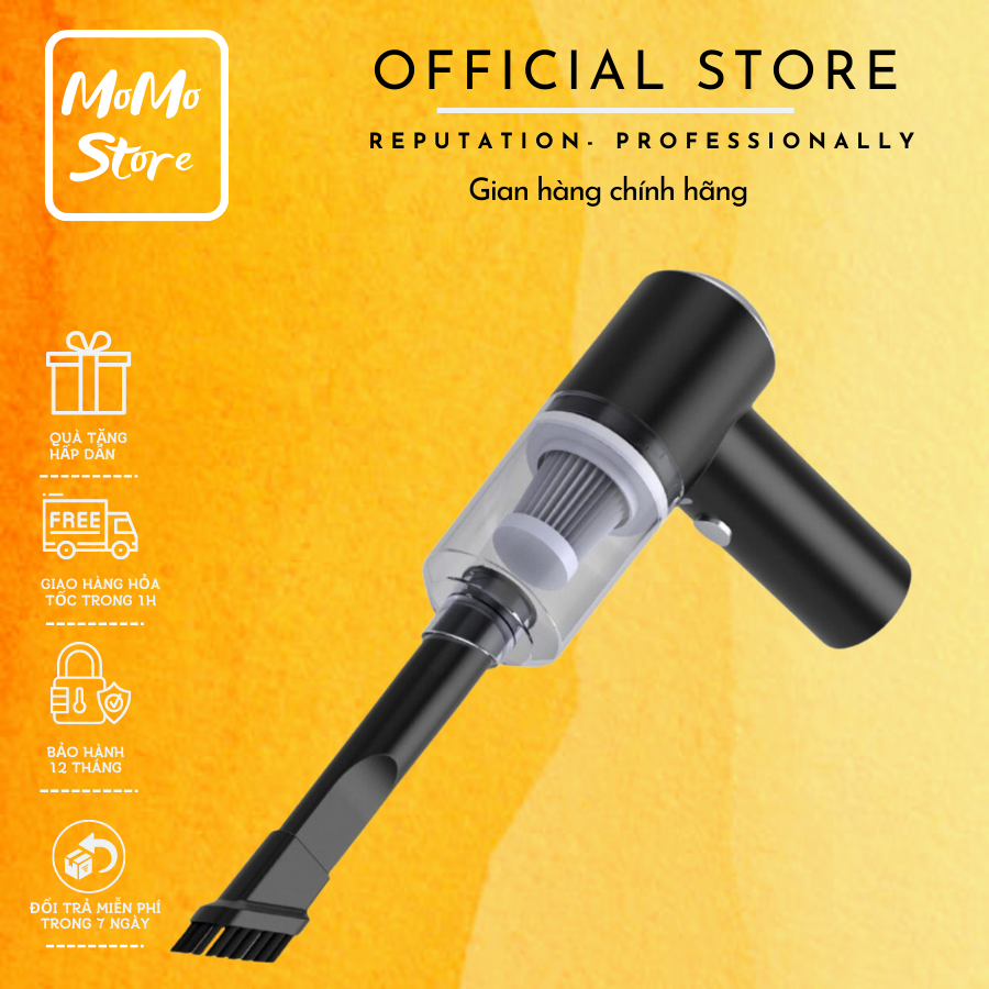 Máy hút bụi gia đình cực mạnh cầm tay không dây Máy hút bụi mini công suất lớn, tiện lợi cho hút bụi vật dụng cá nhân, hút bụi ô tô,