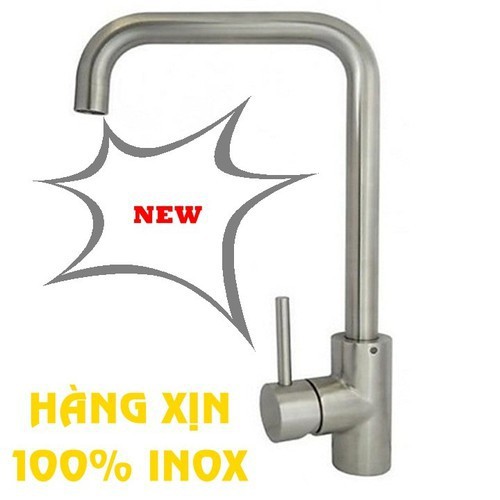 Vòi Rửa Chén Nóng Lạnh inox304-vòi chậu rửa bát nóng lạnh model 07