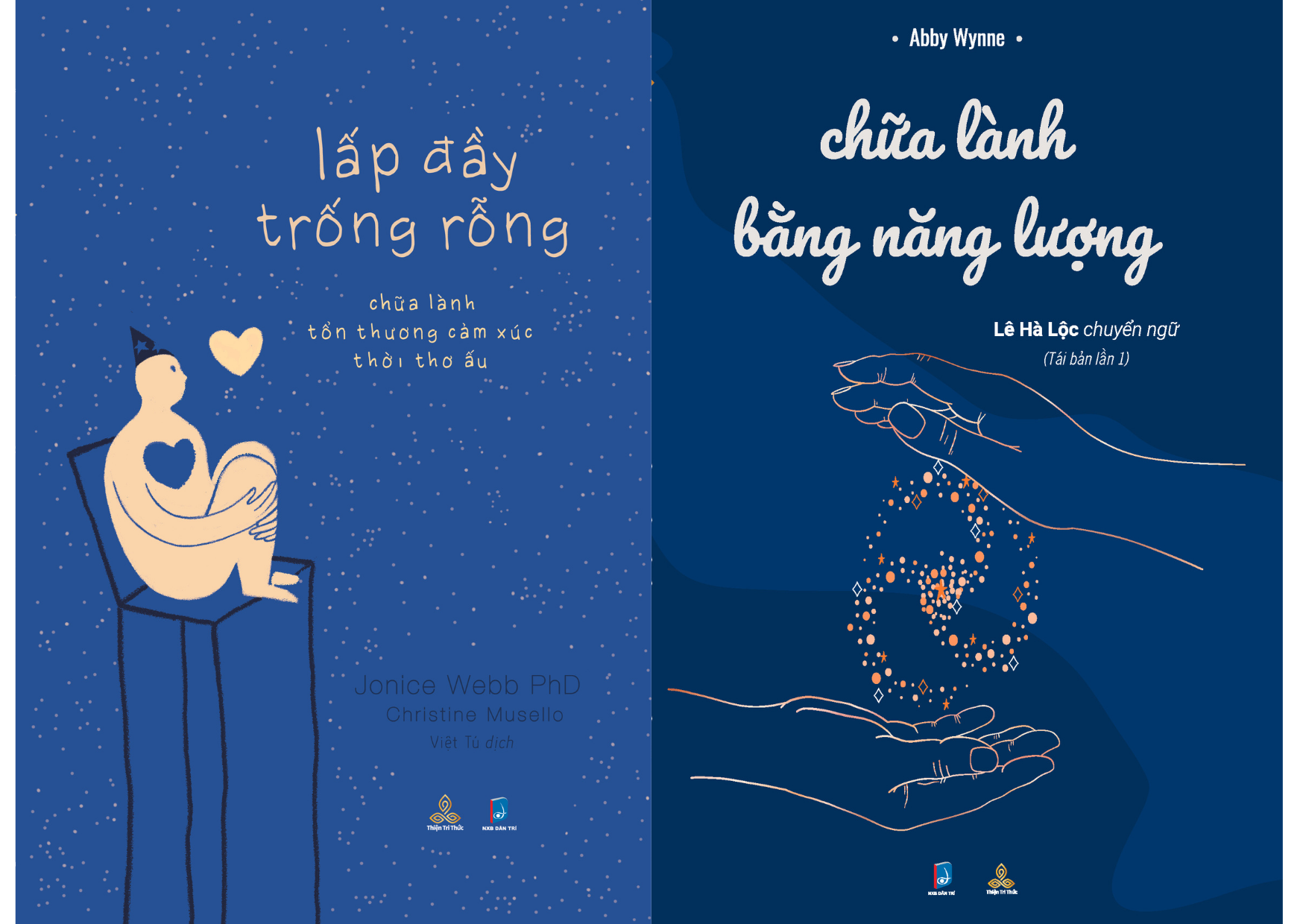 Combo Sách Chữa Lành Bằng Năng Lượng; Lấp Đầy Trống Rỗng - Chữa Lành Tổn Thương Cảm Xúc Thời Thơ Ấu