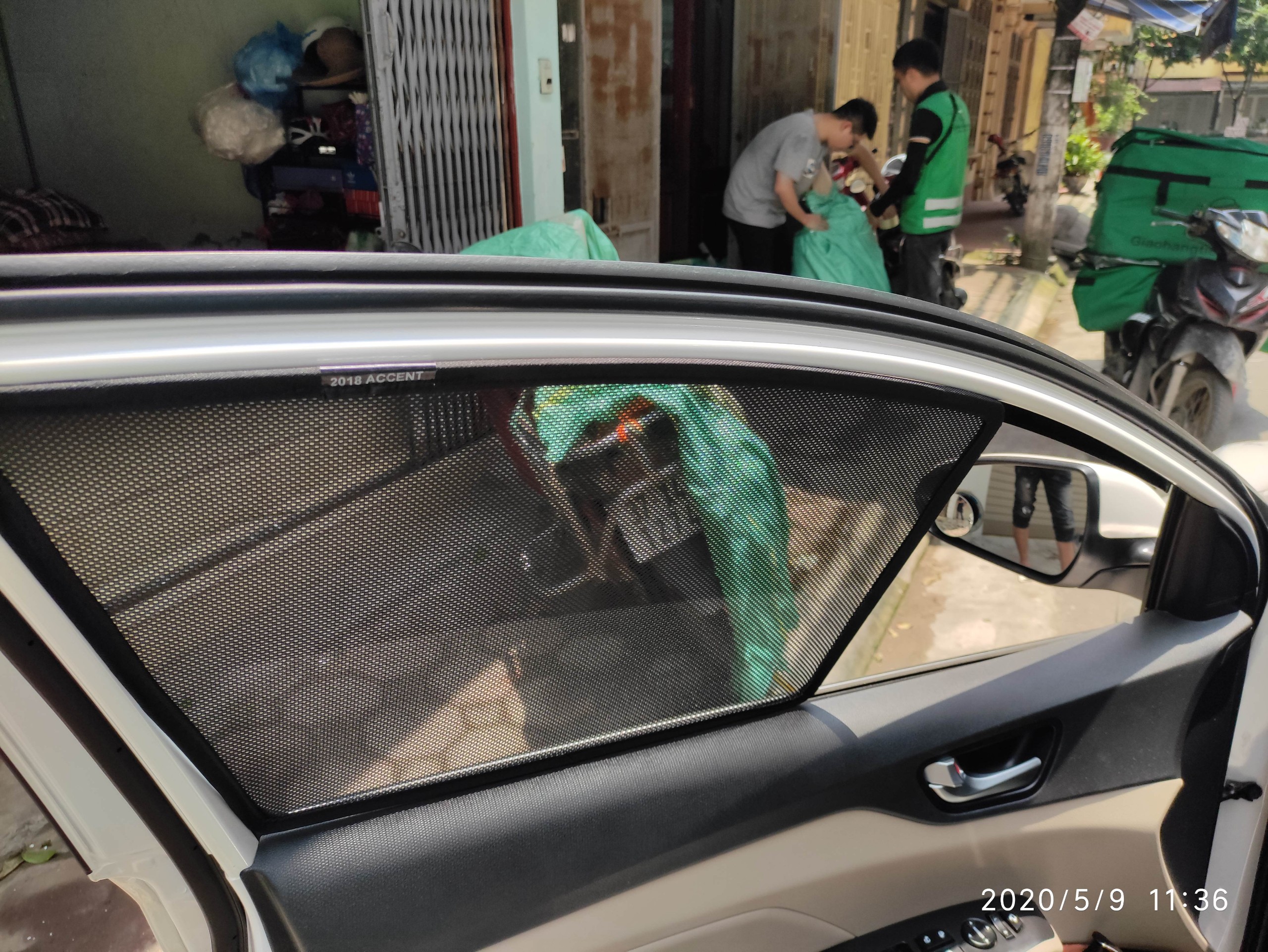Che nắng nam châm xe hyundai accent 2018-2019-2020, tấm che nắng, bộ 4 rèm che nắng kính sườn dành cho xe huyndai accent đời 2018 đến 2020