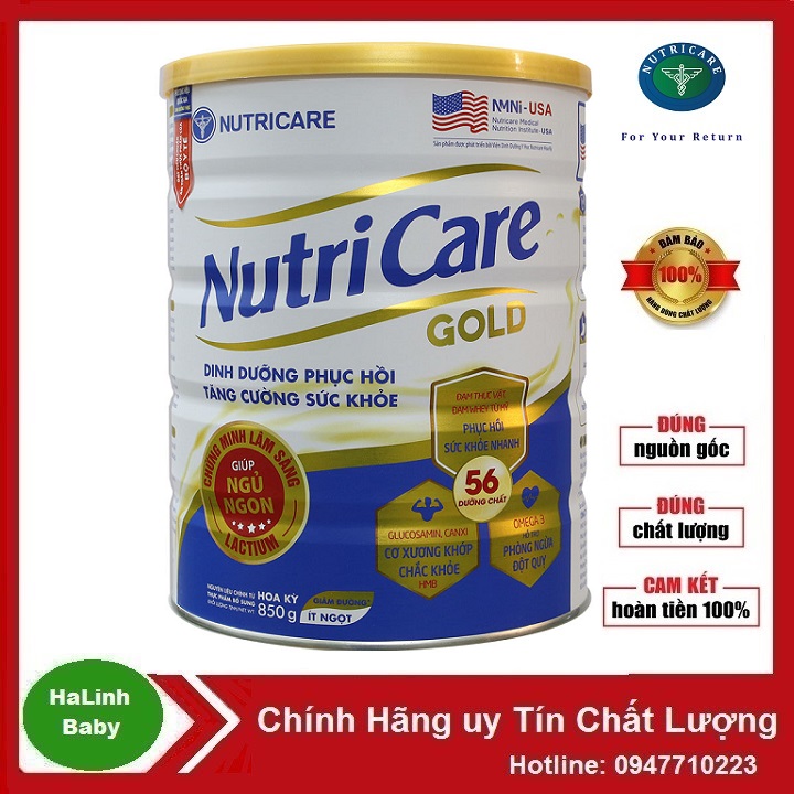 Sữa nutricare gold 900g ..