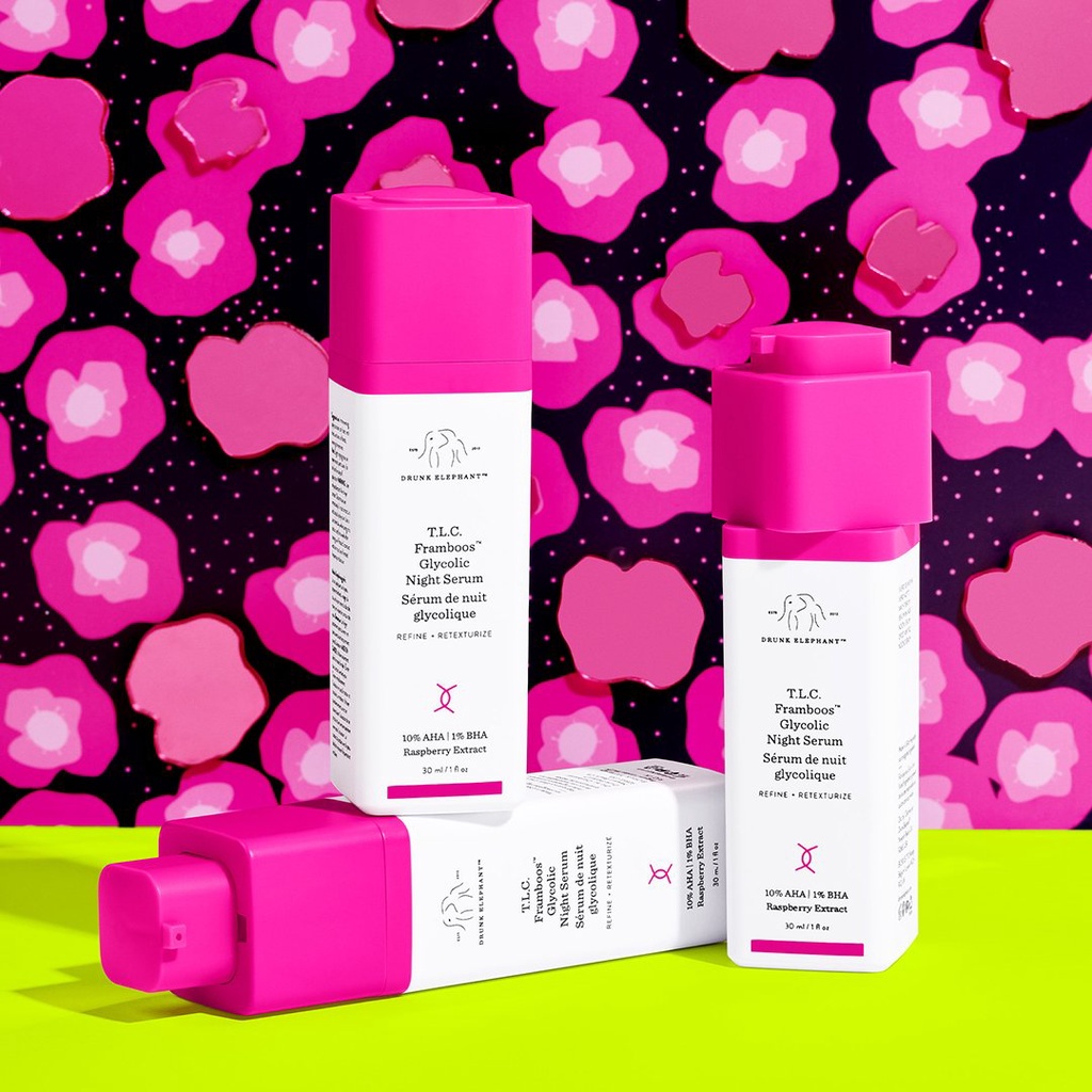 Tinh Chất Dưỡng Da Ban Đêm Drunk Elephant T.L.C. Framboos Glycolic Resurfacing Night Serum 30ML