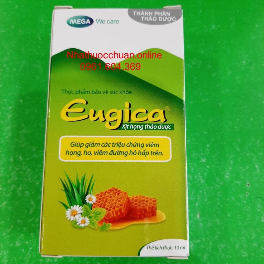 Xịt họng thảo dược Eugica