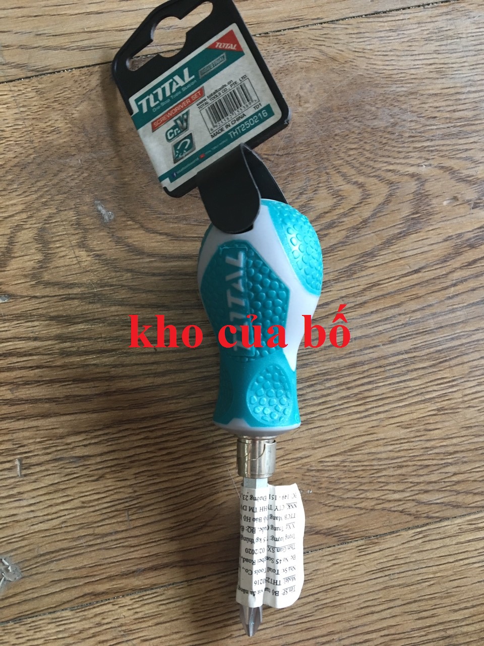 Bộ tua vít 2 trong 1 total tht250216