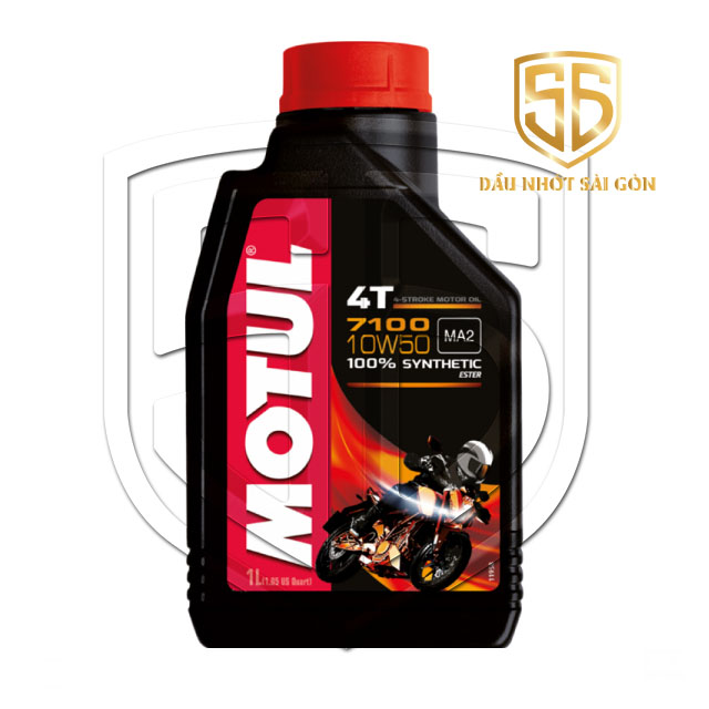 [HCM]Motul 7100 10W50 1L tổng hợp cao cấp cho xe tay côn Yamaha Exciter