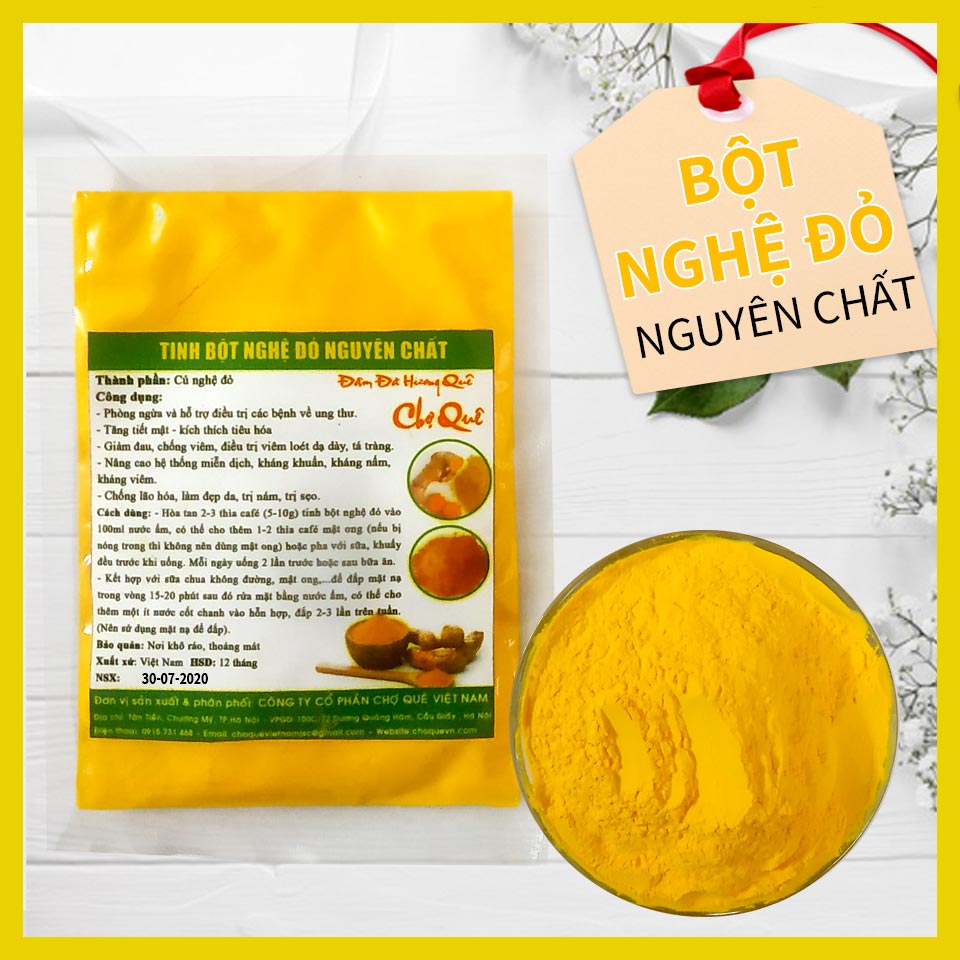 Tinh Bột Nghệ Đỏ Gói 50g