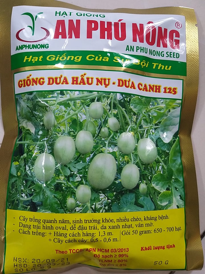 Hạt giống dưa hấu nụ an phú nông 125