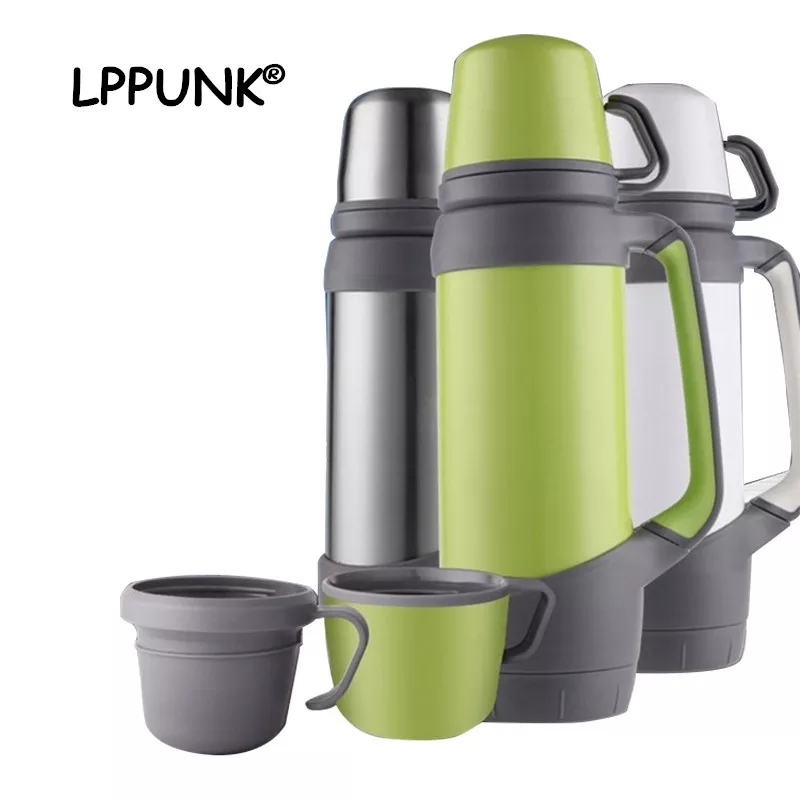 Bình nước giữ nhiệt thể thao 2 nắp 1200ml lõi inox 304 xịn có dây đeo - binh giư nhiet inox - ly giu nhiet inox -- ly giữ nhiệt