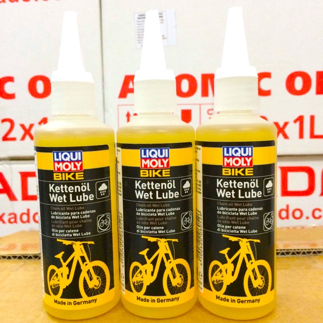 Xe Đạp - Liqui Moly Bike Chain Oil Wet Lube 6052 Dưỡng Sên Xe Đạp Dùng Khi Trời Mưa Ẩm Ướt Sương Made in Germany