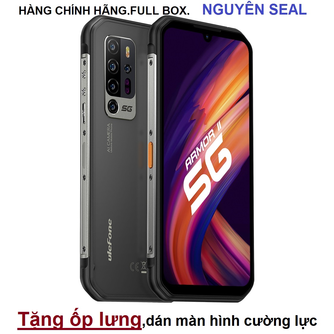 [HCM]Ulefone armor 11 5G (chống nướcchống sốcRam 8GbRom 256Gbcamera cảm ứng nhiệt)