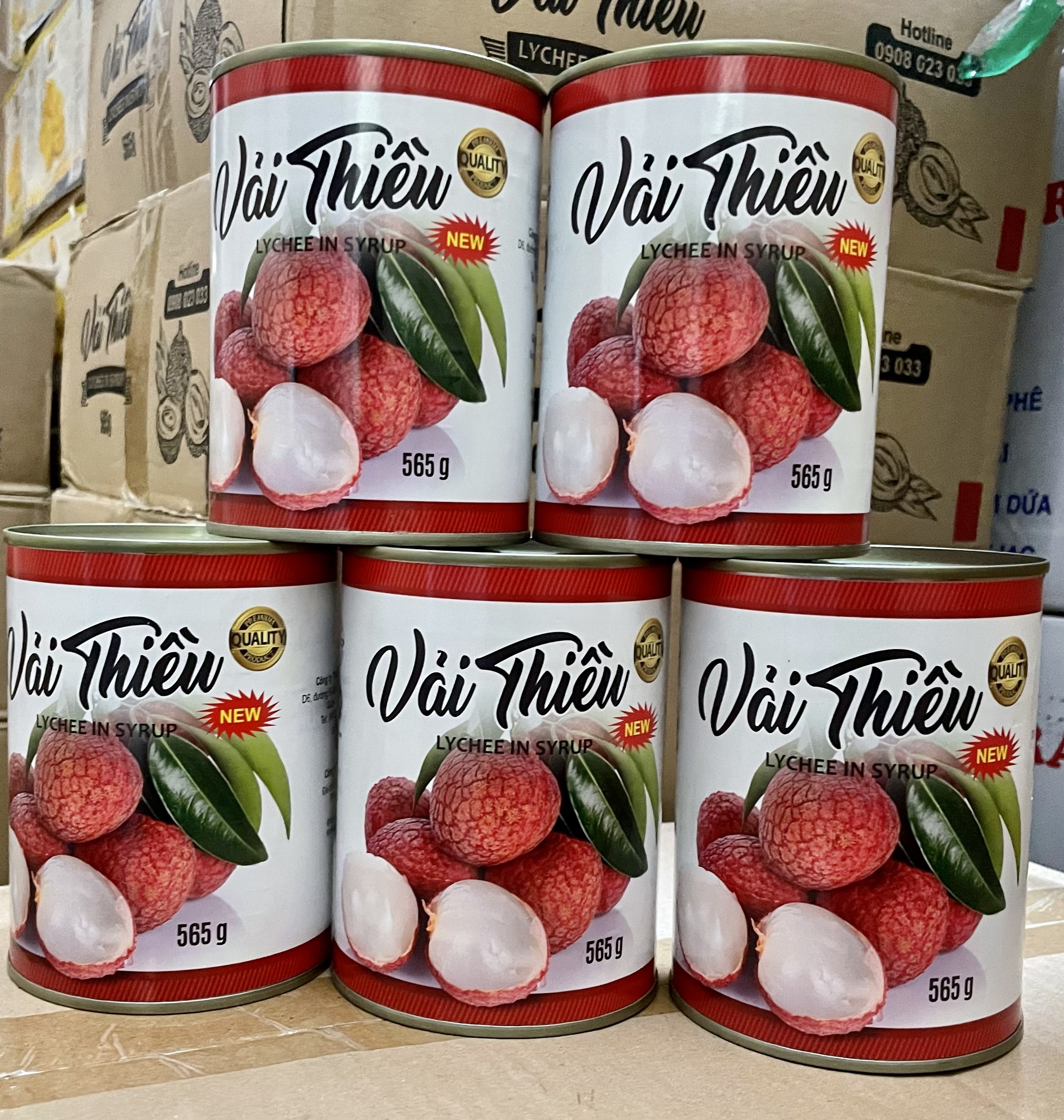 Vải Thiều Ngâm Nước Đường Food Club - 565g