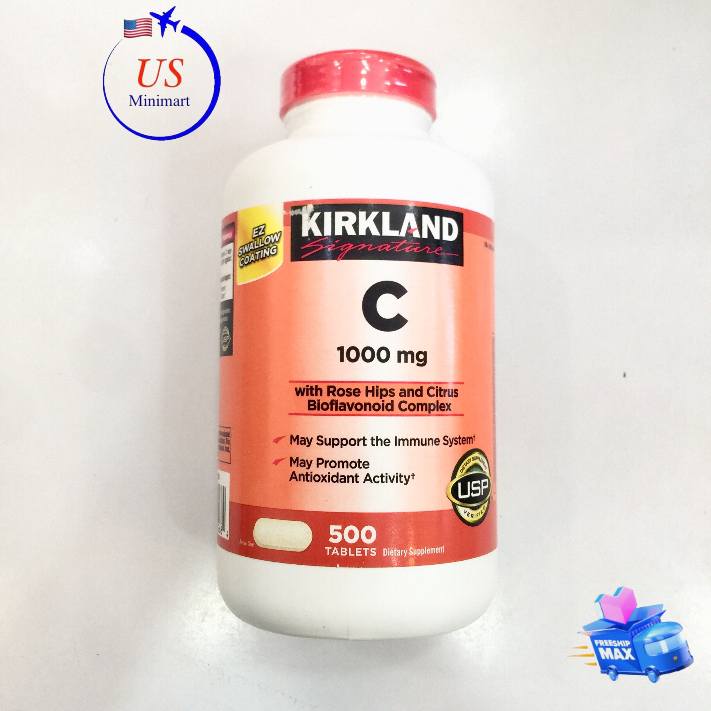 Vitamin C 1000mg Kirkland 500 viên - US Minimart