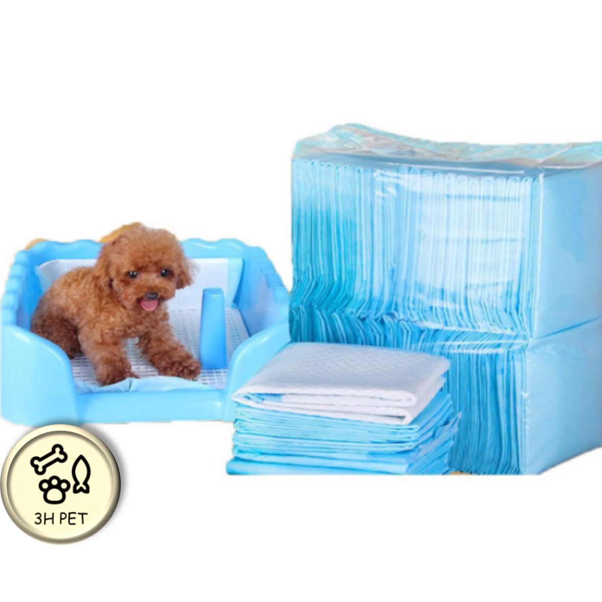Miếng lót, tấm lót vệ sinh chó mèo - 5 miếng - các size