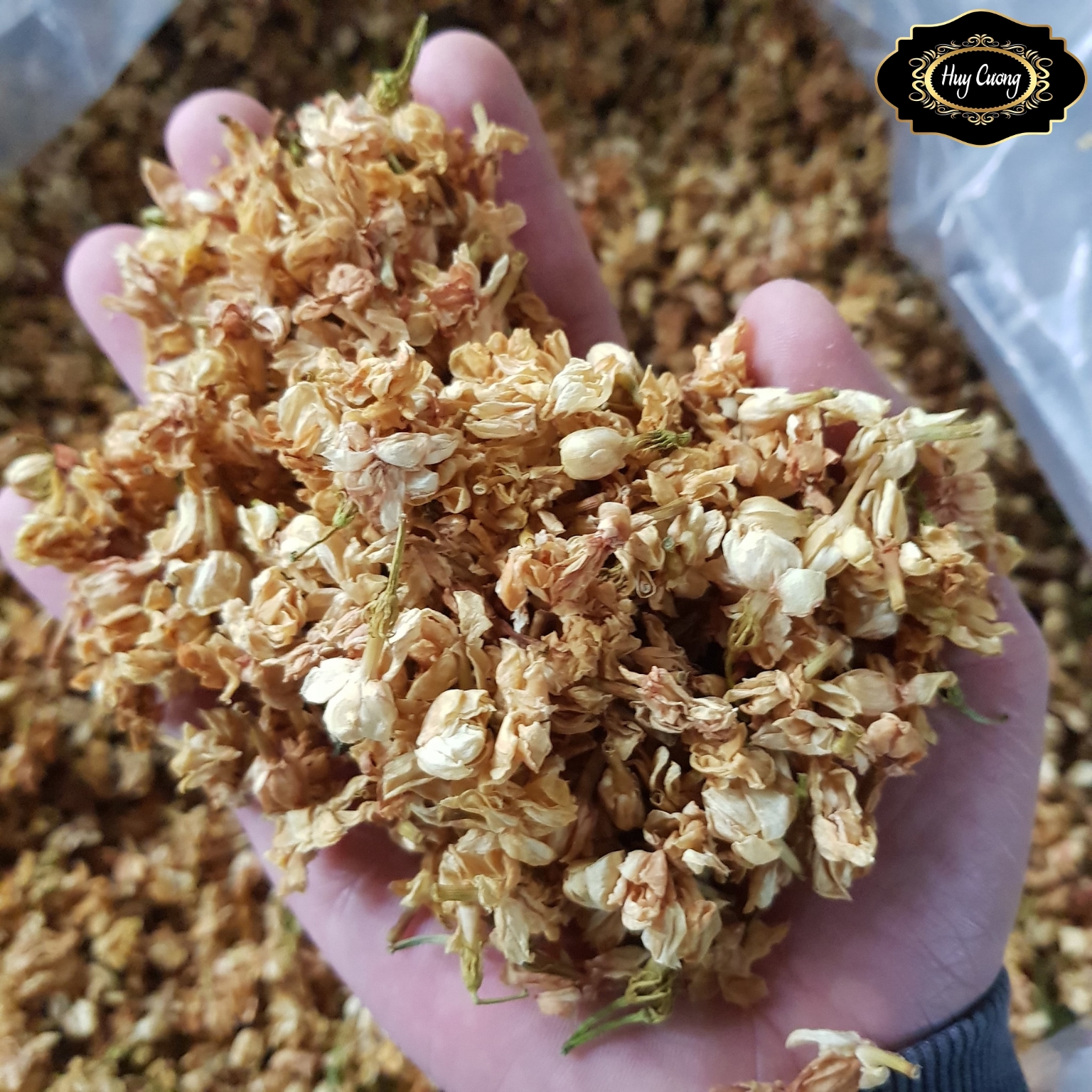 Trà hoa nhài khô sấy lạnh loại 1 thượng hạng 1kg. Hoa nhài ta pha trà chanh, trà tắc, trà sữa