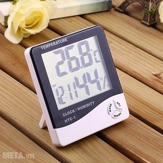 Đồng hồ đo nhiệt độ độ ẩm thời gian thực HTC 1, HTC 2 đầu dò ngoài