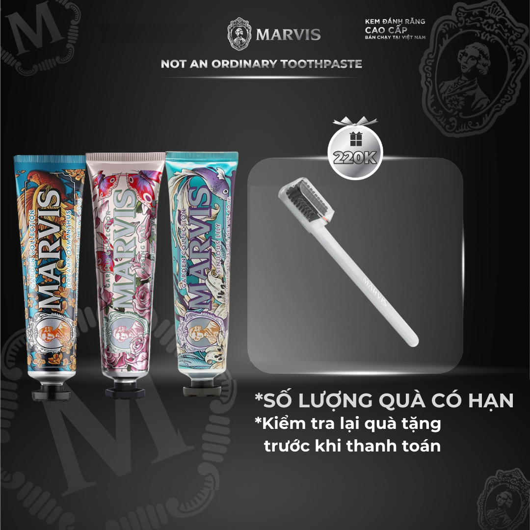Combo 3 Tuýp Kem Đánh Răng Marvis Garden Collection 85ml