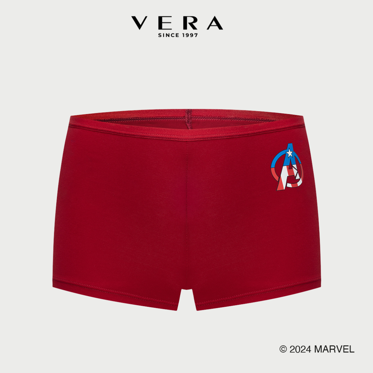 Quần lót boyshort nữ Marvel cotton in điểm - D0003