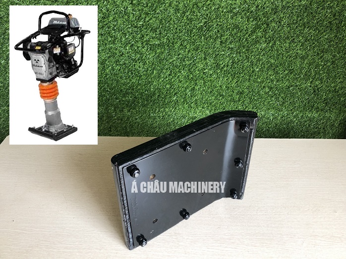 Bàn đế, chân đế máy đầm cóc mikasa mt50, mt55 loại 2 mặt sắt có thêm setup ốc lục giác côn bắt chân đế