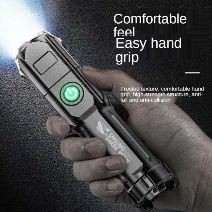 Đèn pin cầm tay xenon siêu sáng chống nước và có sạc nhỏ gọn bền tiện dụng , đèn pin ngoài trời siêu sáng công suất cao
