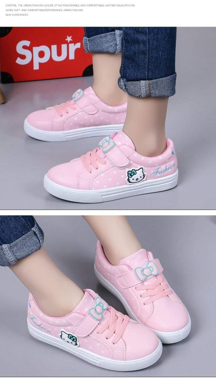 Giày bata kitty xinh xắn cho các bé gái
