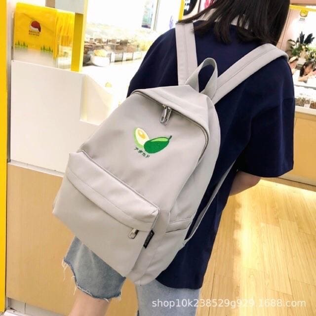 [HCM]Balo Thời Trang Quả Bơ- Balo Nam  - Balo Nữ - Balo Đi Học