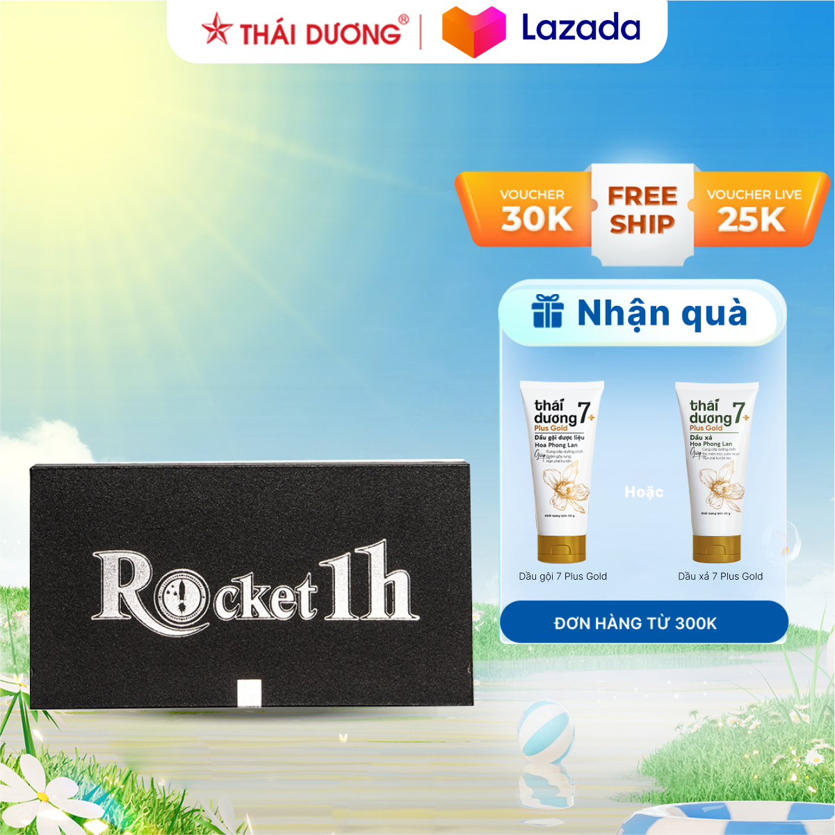 Viên uống rocket 1h sao thái dương 6 viên/ hộp