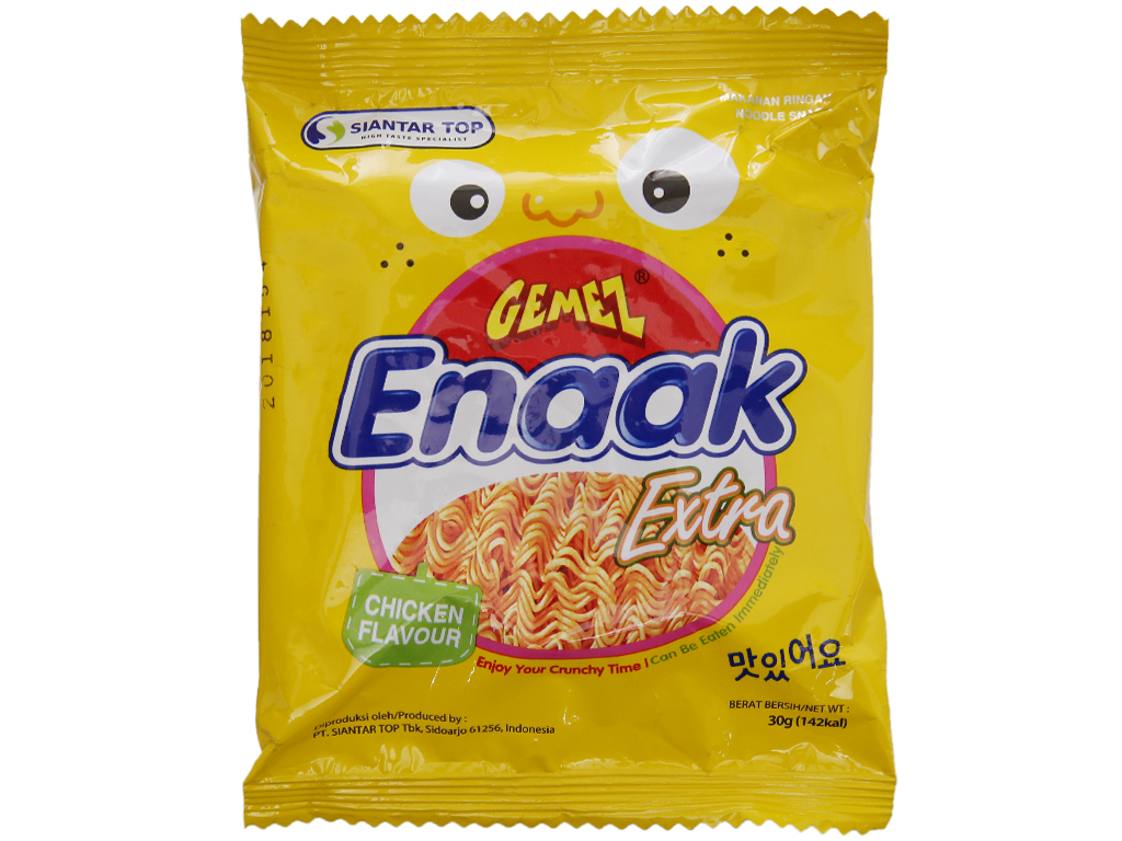 Combo 5 Gói Snack Mì Hương Gà Enaak (5 gói x 30g)