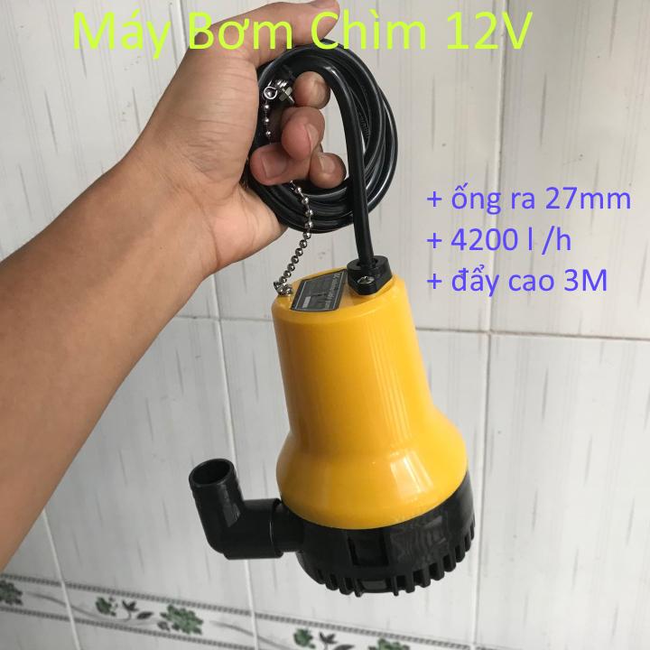 Máy bơm chìm mini 12v 60w