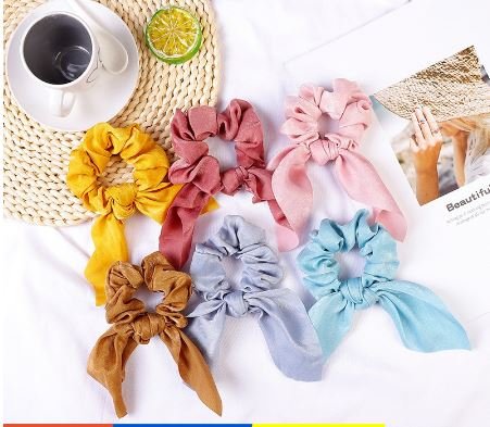 Chun buộc tóc nơ hàn quốc xinh lung linh