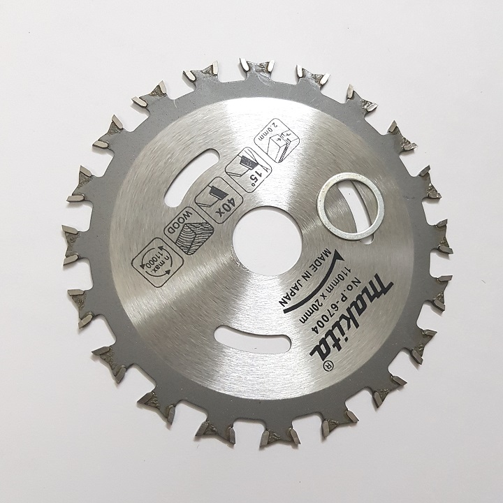 Lưỡi cắt,cưa gỗ,đĩa cắt gỗ 2 mắt đa năng 110mm makiata