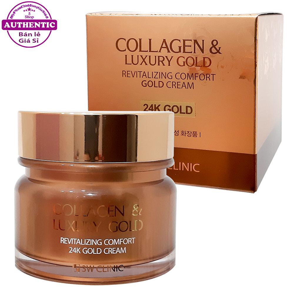 KEM DƯỠNG TRẮNG VÀ TÁI TẠO DA 3W COLLAGEN & LUXURY GOLD 100ML