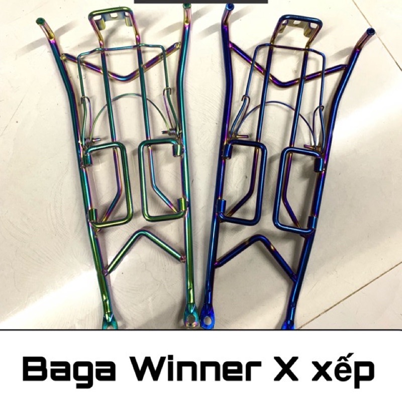 Baga winner x v2-v3 sơn đen/inox/xi 7 màu/xi titan