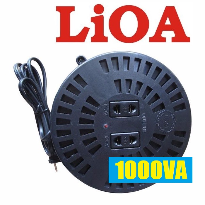 Biến áp LIOA 1000VA đổi nguồn 220V ra 100V-120V