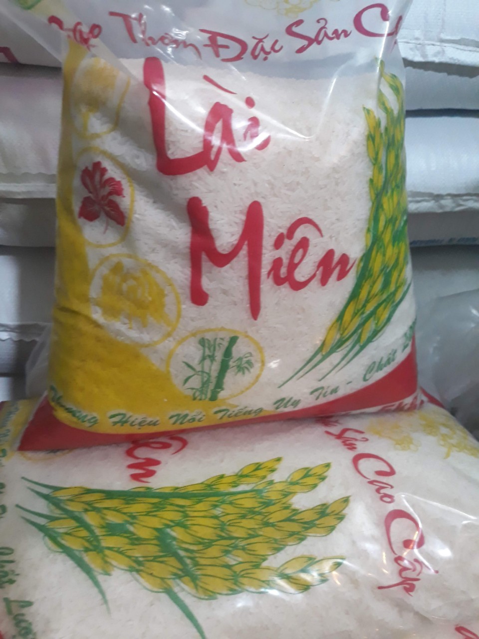 Gạo thơm lài miên túi 5kg thơm, dẻo ,dai