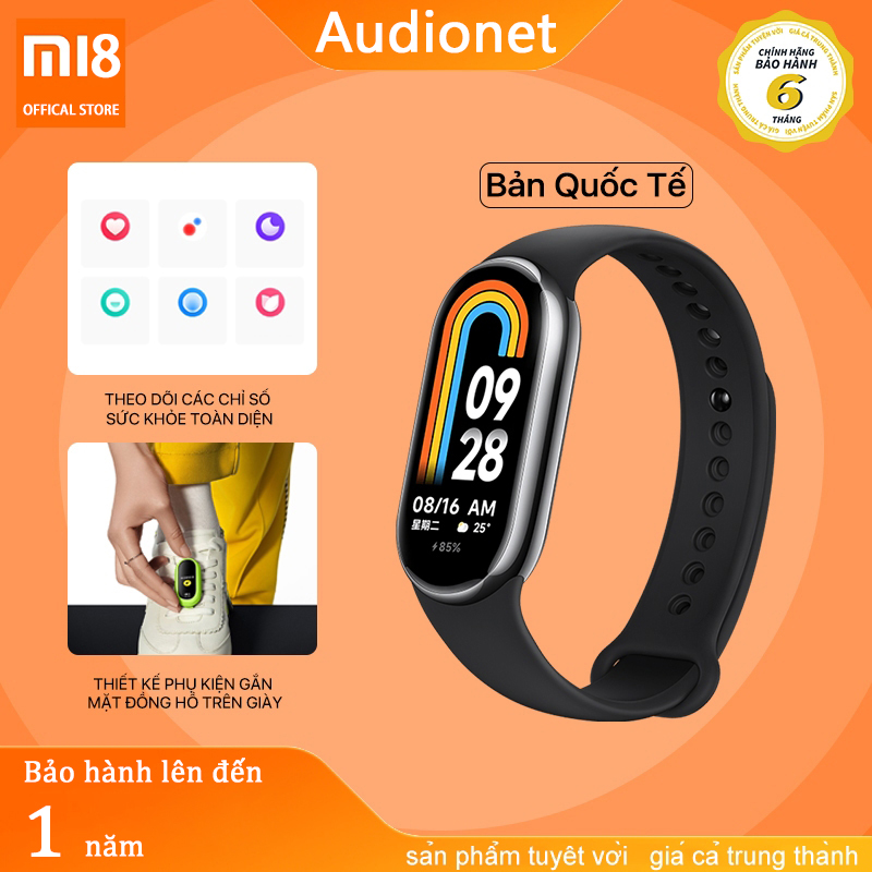 Đồng hồ thông minh m8 smart watch/mi smart watch 5 vòng tay thông minh thiết bị theo dõi sức khỏe amoled smart watch m6