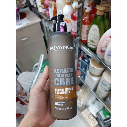 BỘ DẦU GỘI-XẢ PUVANOA 800ML PHỤC HỒI TÓC HƯ TỔN, BỔ SUNG DINH DƯỠNG, KHOÁNG CHẤT GIÚP TÓC BÓNG MƯỢT MỀM MẠI - DẦU CẶP